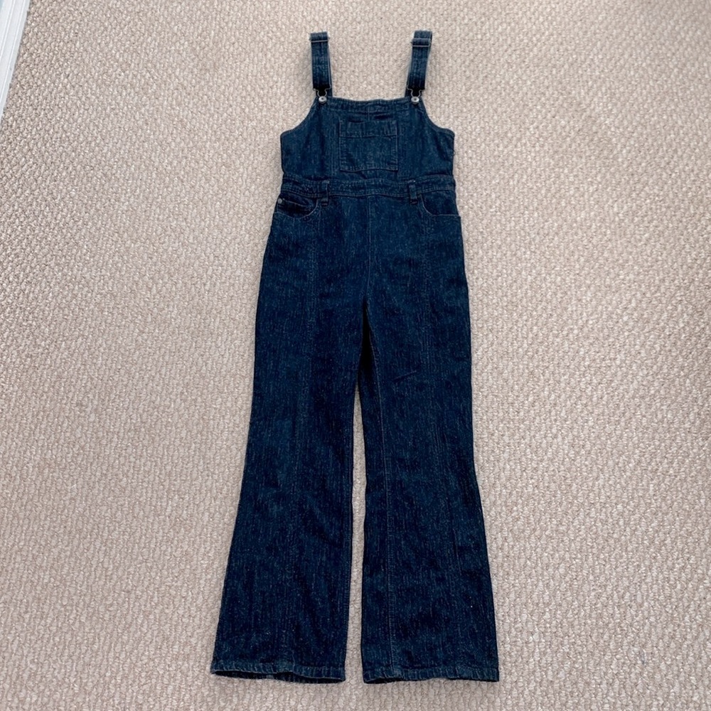 Anthropologie Dark Indigo Denim Overalls - Picture 12 of 16